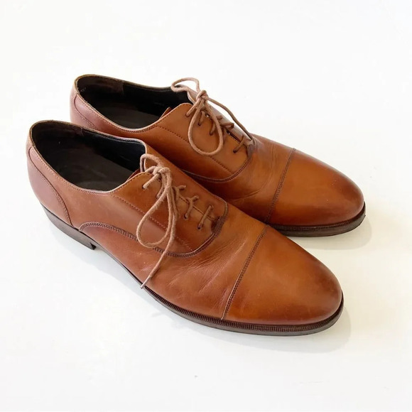 Cole Haan Grand OS Lace Up Oxfords Williams Men’s Size 11 Loafers British‎ Tan main image 8